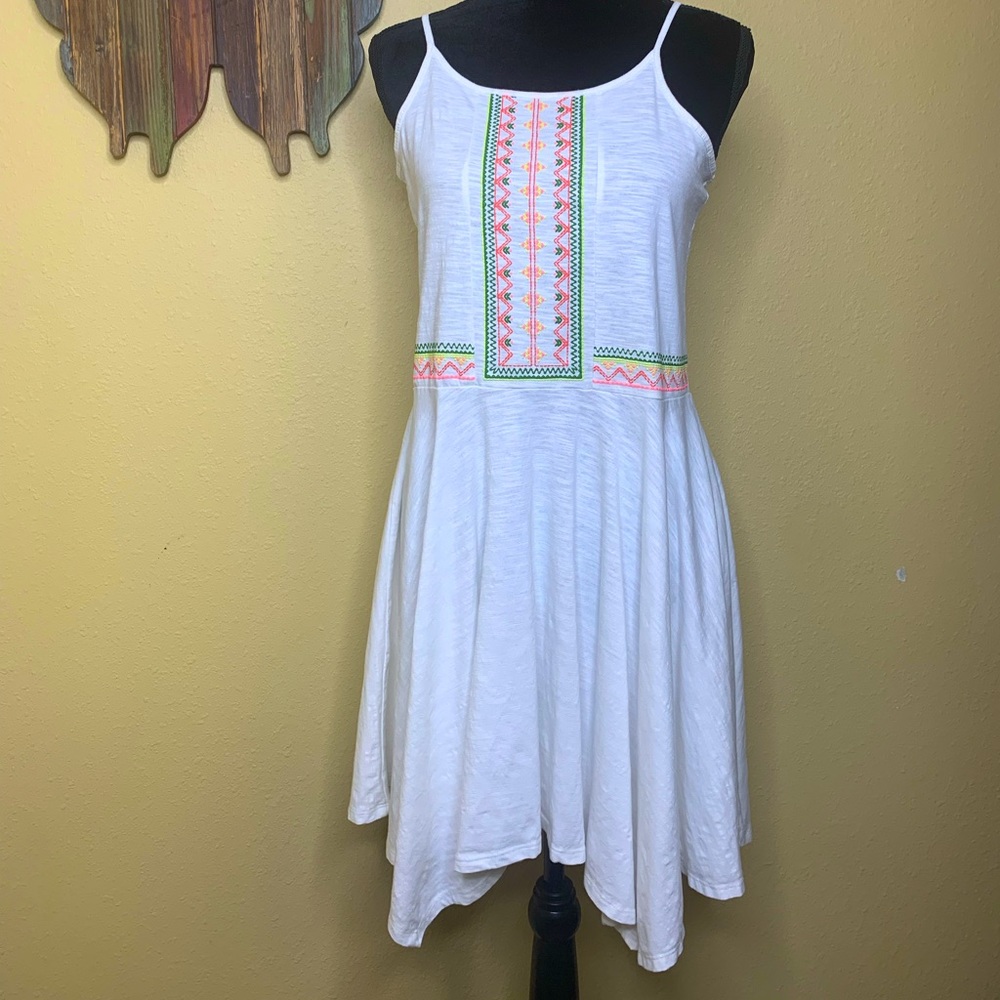 Crazy 8 - Asymmetrical Embroidered Sun Dress